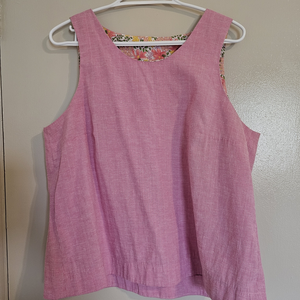 Pink Sleeveless Top